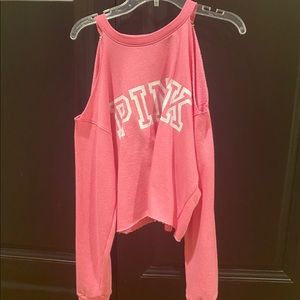 VS PINK COLD SHOULDER CREWNECK💕💕💕💕💕💕